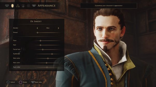 In Greedfall: Colonialism in the New World you can be devilishly handsome