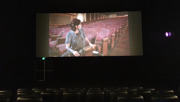 Ellie and ME in empty theatres