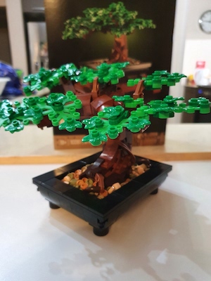 Green LEGO Bonsai