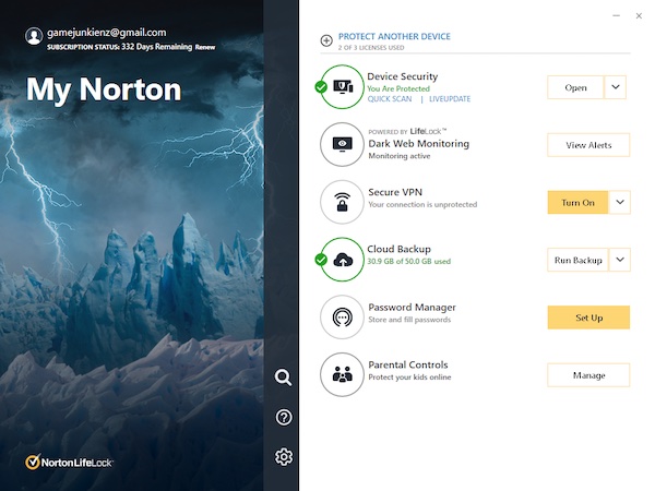 Norton 360 for Gamers 