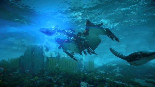deep under water with Aloy