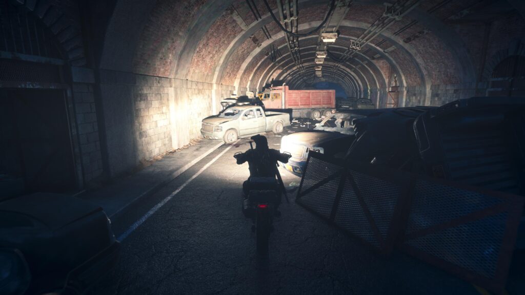 Days Gone in a dark dark tunnel